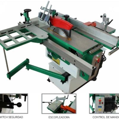 Maquina para madera universal combinada multifuncional carpinteria y bricolaje