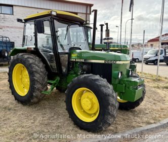 Tractor agrícola John Deere 2650 DT usado 88 CV año 1989