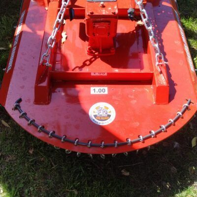Desbrozadora reforzada TJM 1,00 m de cadenas y cuchillas para tractor