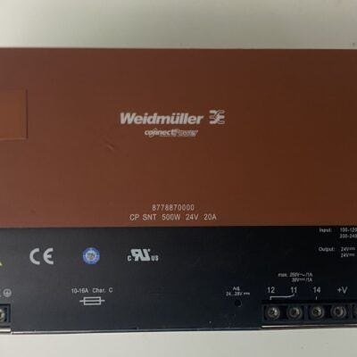 Fuente de alimentación Weidmüller CP SNT 24V 20A – Power Supply industrial 500W
