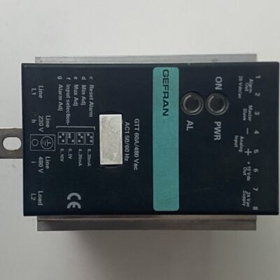 Controlador de potencia GEFRAN GTT 60A 480V – Regulador industrial