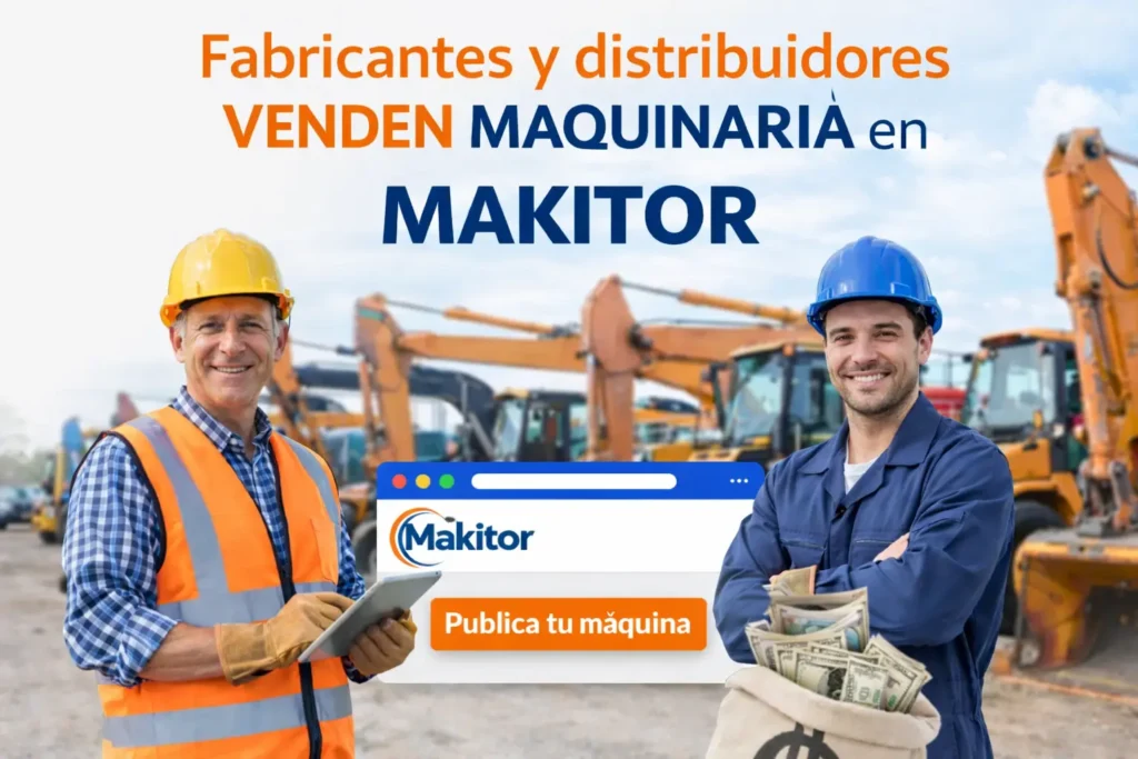 Maquinaria usada procedente de liquidaciones y excedentes industriales