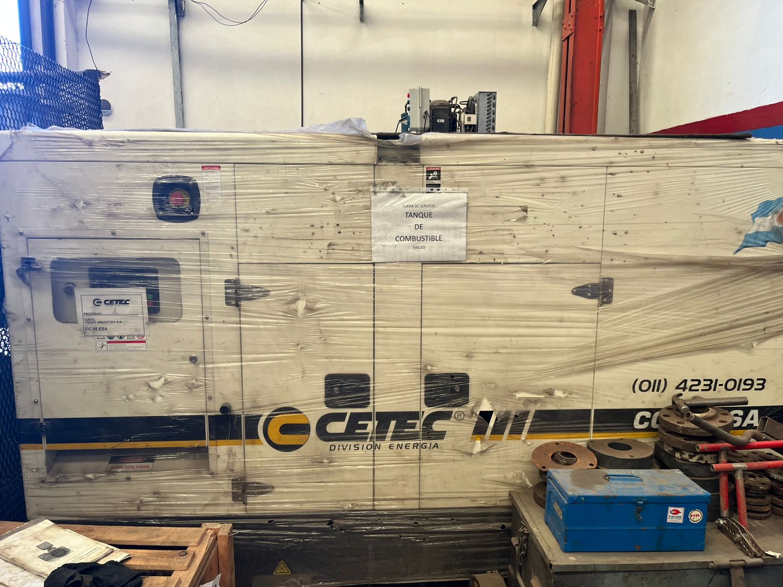 Grupo Electrógeno CETEC CC 55 E/SA – 55 kVA – Generador Diésel Nuevo – Buenos Aires, Argentina