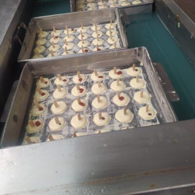 Planta para fabricación de helados industrial | 5 moldes hexagonales 30 copas | Acero inoxidable