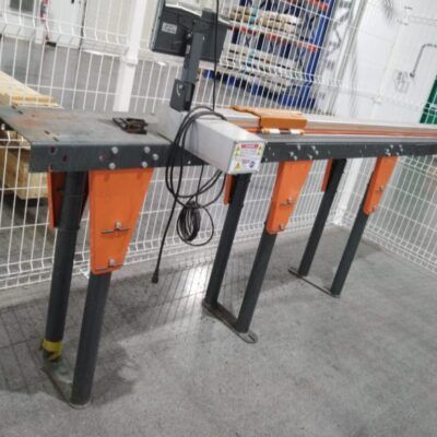 Tiger Stop extension machine / Sistema de Extensión TigerStop – Mesa de Apoyo Industrial para Máquinas de Corte