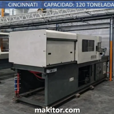 Máquina de Inyección de Plástico 120 Toneladas Cincinnati Milacron – Industrial de Alta Precisión