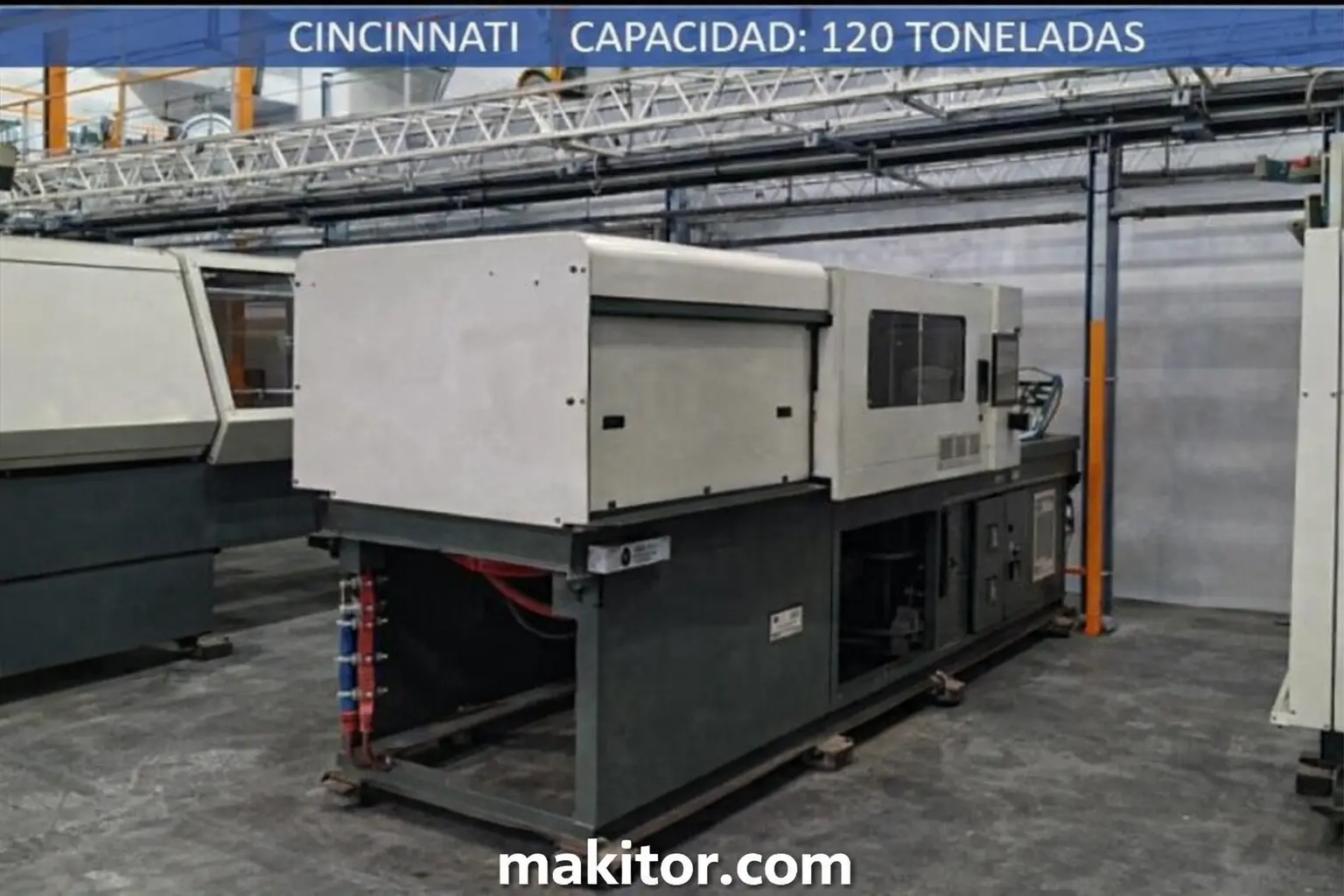 Máquina de inyección Cincinnati Milacron 120 toneladas