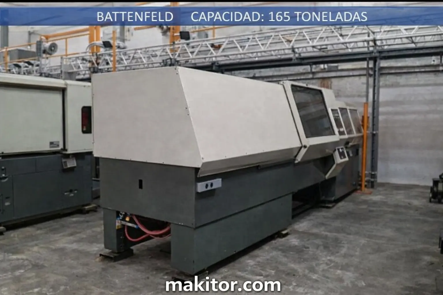 Máquina de Inyección de Plástico 175 Toneladas BATTENFELD – Producción Industrial