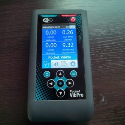 Analizador de vibraciones industrial Pocket VibPro – Equipo portátil profesional con accesorios