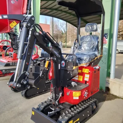 Miniexcavadora Hauser XR660 – Compacta, potente y versátil para excavación y obra