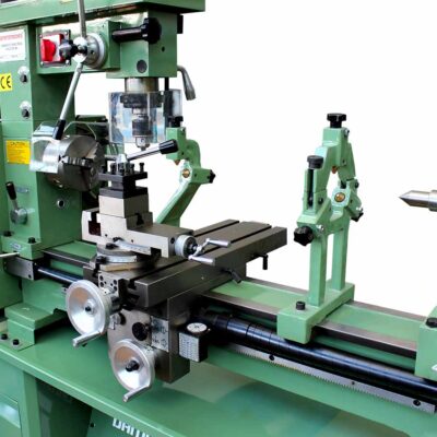 Damatomacchine Evolution 800 - detalle de torno y fresadora
