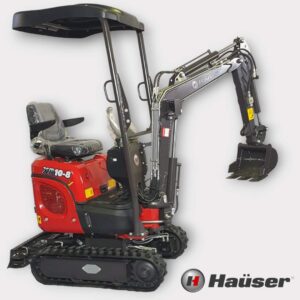 Miniretroexcavadora Hauser XR12-9 1.2T Kubota 3 cilindros