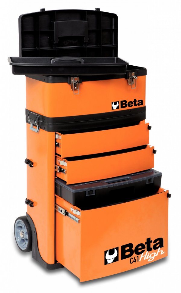 Trolley porta-herramientas Beta C41H con 3 cajones