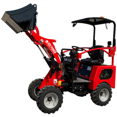 electric wheel loader with lithium battery and 800 kg rated load