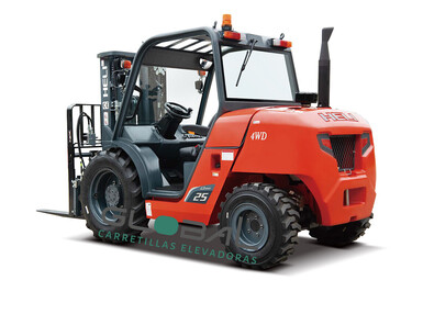 Carretilla todo terreno compacta HELI G3 CPCJ25-KU3Y4G3 4,5 t | Carretilla 4x4 – Nueva