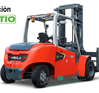 HELI CPD90-100 GA2 | Carretilla eléctrica gran capacidad 9-10 t – Nueva