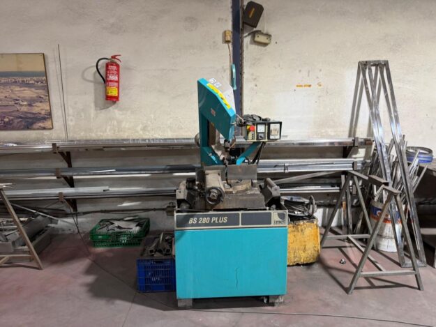 Sierra de cinta IMET BS 280 PLUS para corte de metales usada