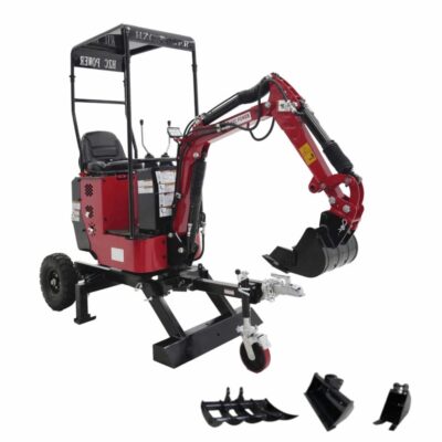Petrol Mini Walking Excavator for Sale | 2-Wheel Compact Digger