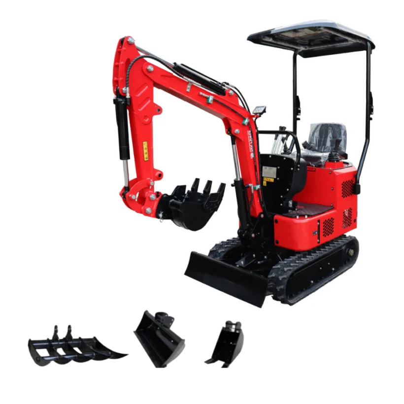 Miniexcavadora diésel HZC Power DKB992 con joystick lateral