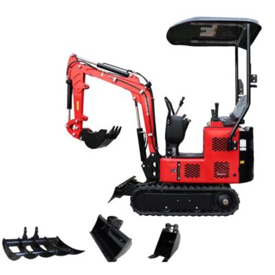 Mini-pelle essence 940 kg avec joystick latéral
