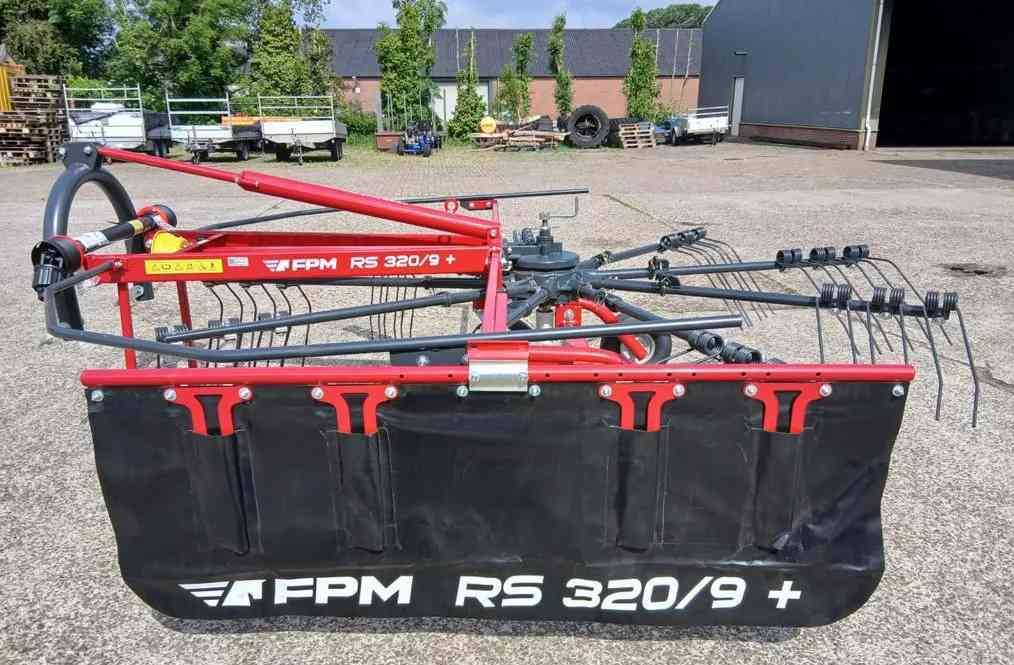 fpm-rs-320-9-vista-lateral Rastrillo hilerador FPM RS 320/9 - vista lateral del rotor