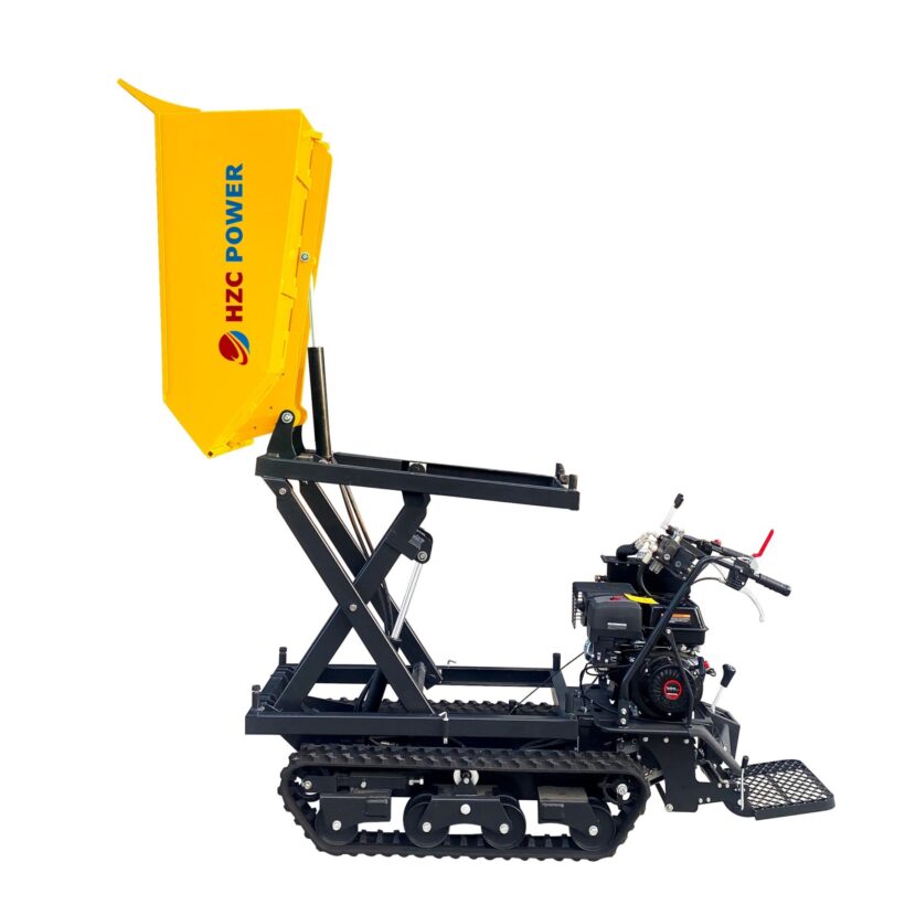 tracked mini dumper, 1,000 kg, high hydraulic lift, 13 HP engine
