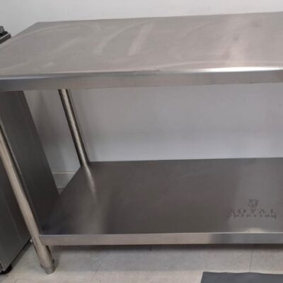 Mesa de acero inoxidable Royal Catering ECO 120 x 60 cm 110 KG ( 3 unidades)