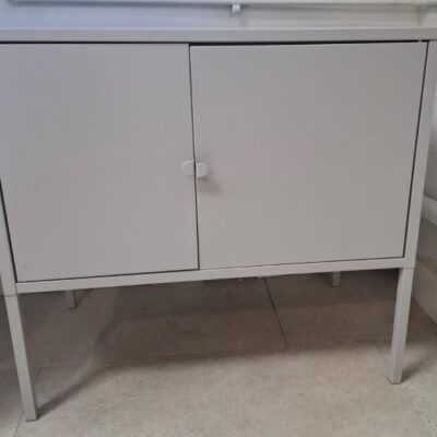 Mueble almacenaje metal-gris