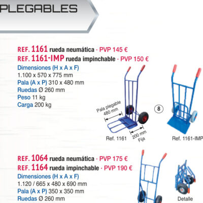 Carro reparto rueda impinchable - Novodinámica Ref. 1161-IMP