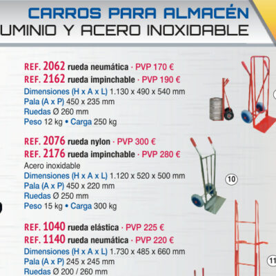 Carro almacén bidones cerveza impinchable - Novodinámica Ref. 2162