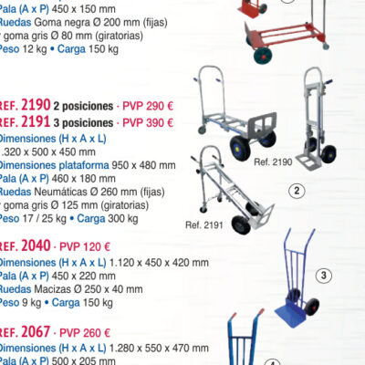 Carro-plataforma aluminio - Novodinámica Ref. 2190