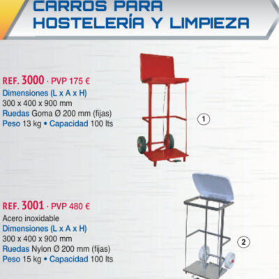 Carro para bolsa basura - Novodinámica Ref. 3000