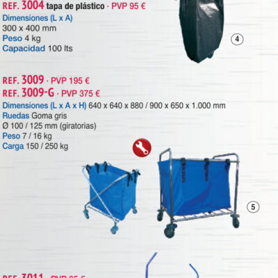 Carro ropa sucia - Novodinámica Ref. 3009
