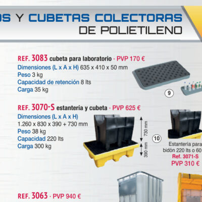 Cubeta para laboratorio 8 lts - Novodinámica Ref. 3083