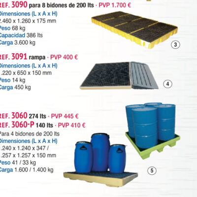 Rampa para ref. 3064 y 3090 - Novodinámica Ref. 3091