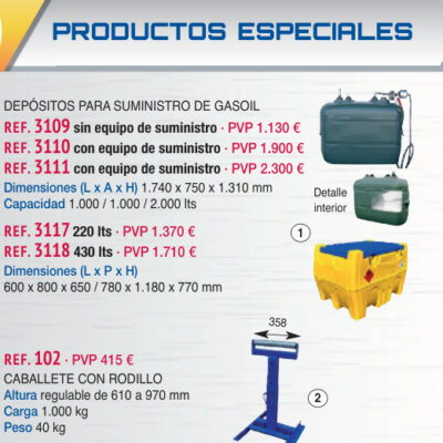 Depósito doble pared 1.000 lts - Novodinámica Ref. 3109