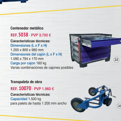 Cestón malla con 4 cajones - Novodinámica Ref. 5038