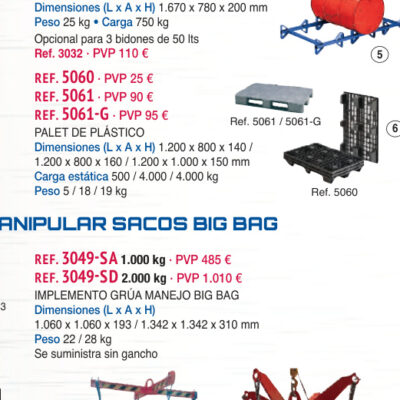 Palet liso patines 1.200 x 1.000 mm - Novodinámica Ref. 5061-G