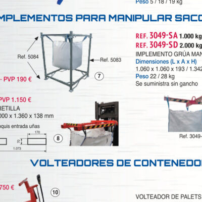 Base superior e inferior big-bag - Novodinámica Ref. 5084