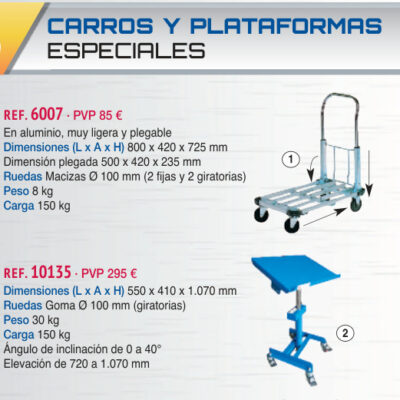 Plataforma mini plegable - Novodinámica Ref. 6007