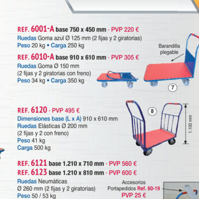 Plataforma 910 x 610 mm - Novodinámica Ref. 6010