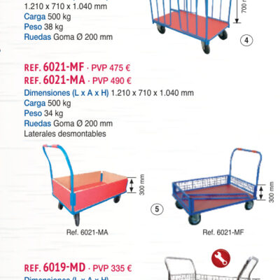 Plataforma madera alto 300 mm - Novodinámica Ref. 6021-MA