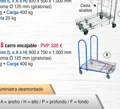 Plataforma encajable malla - Novodinámica Ref. 6038