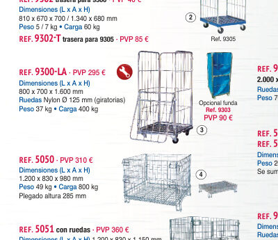 Roll container cerrado - Novodinámica Ref. 9300-LA