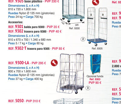Trasera roll ref. 9300 - Novodinámica Ref. 9302