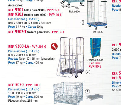 Trasera roll ref. 9305 - Novodinámica Ref. 9302-T