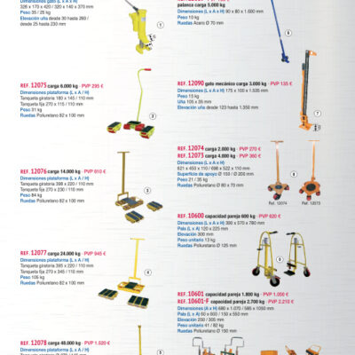 Elevador armarios 2.700 kg - Novodinámica Ref. 10601-F