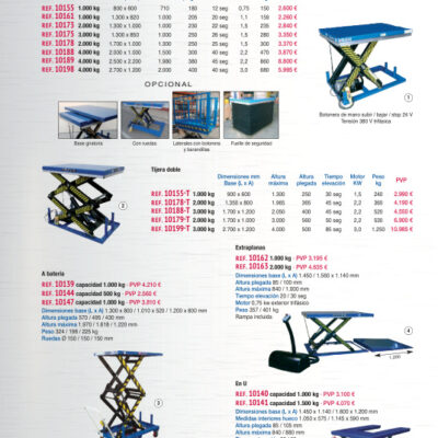 Mesa elevadora eléctrica 3.000 kg, 4.000 mm - Novodinámica Ref. 10199-T