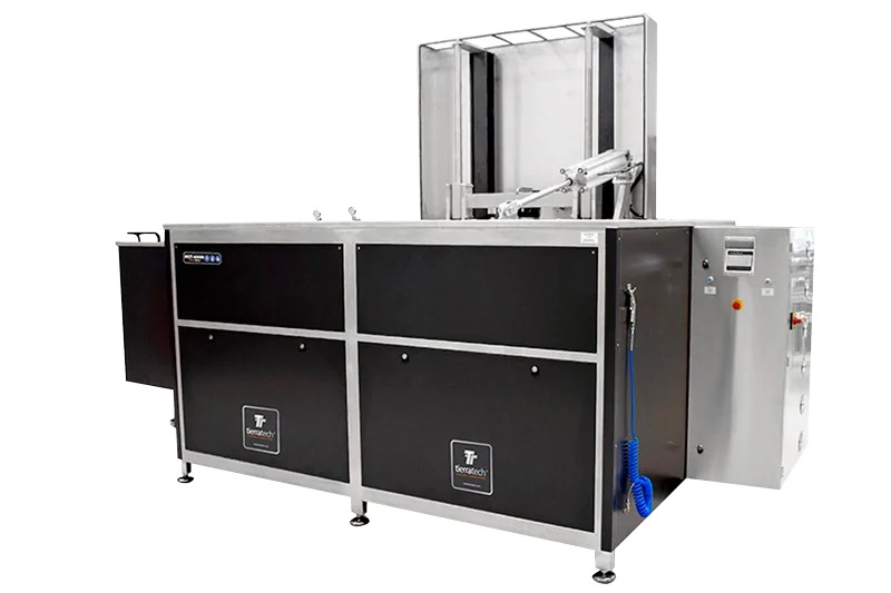 Equipo de limpieza por ultrasonidos MOT-4000N para limpiar piezas industriales y grandes componentes de automoción – 4200 litros – Nueva