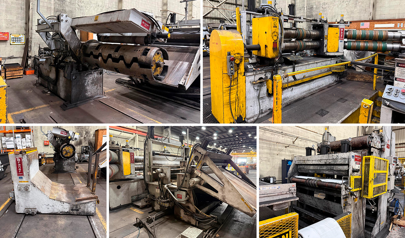 LINEA SLITTER BRANNER 60" x 48,000 Lbs x Cal. 10 (Min .023 - max .135) – Usada